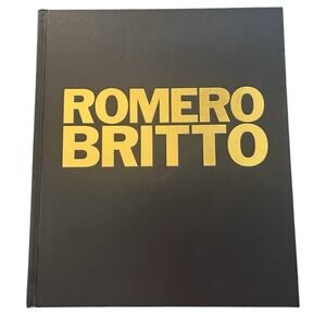 Romero Britto Black Book Art Of Happiness - Second Edition 2013 VERY GOOD